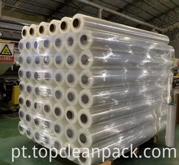 O filme de embrulho pe é resistente a UV, antiestático, à prova de ferrugem, personalizável e reciclável